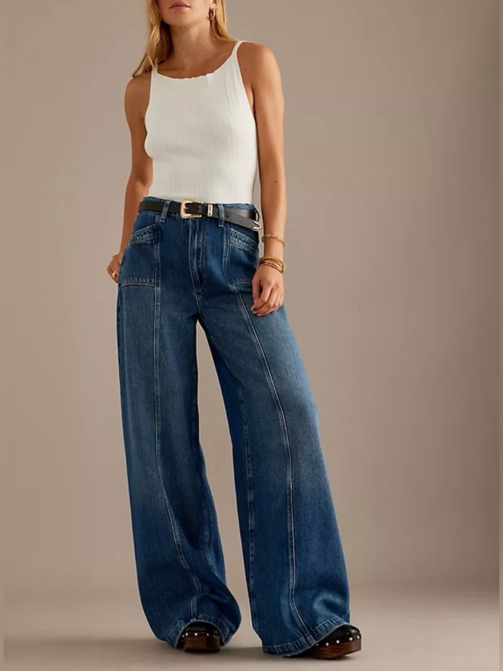 Paige Portia Wide Leg Jeans